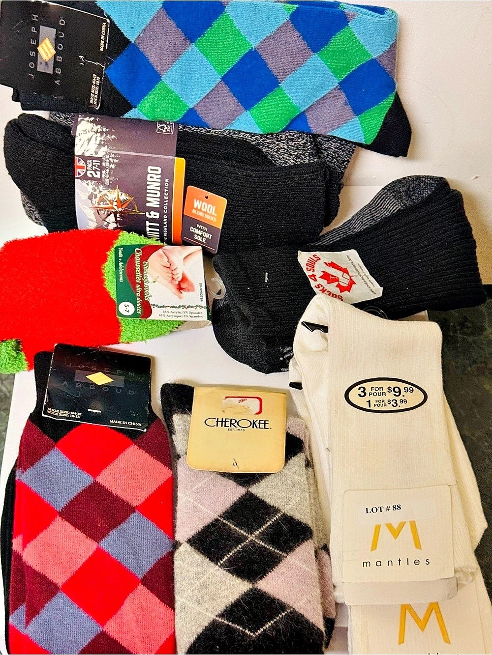 Assorted Multicolor Socks NWT